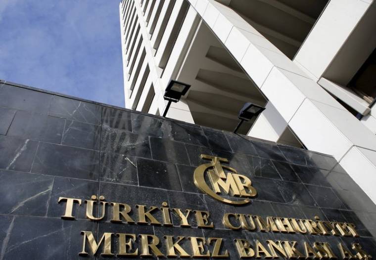 Photo d'archives du siège de la banque centrale turque à Ankara