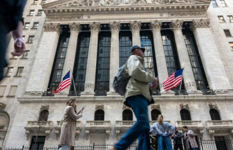La façade du New York Stock Exchange ( GETTY IMAGES NORTH AMERICA / SPENCER PLATT )
