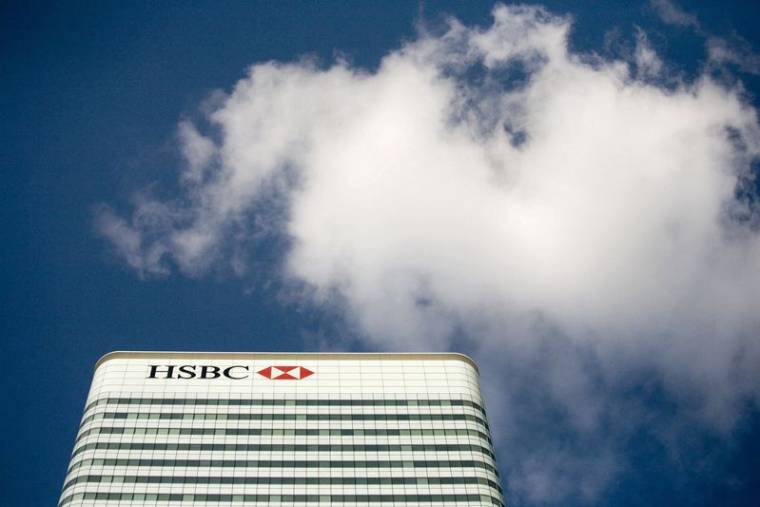 Logo de HSBC vu à Londres