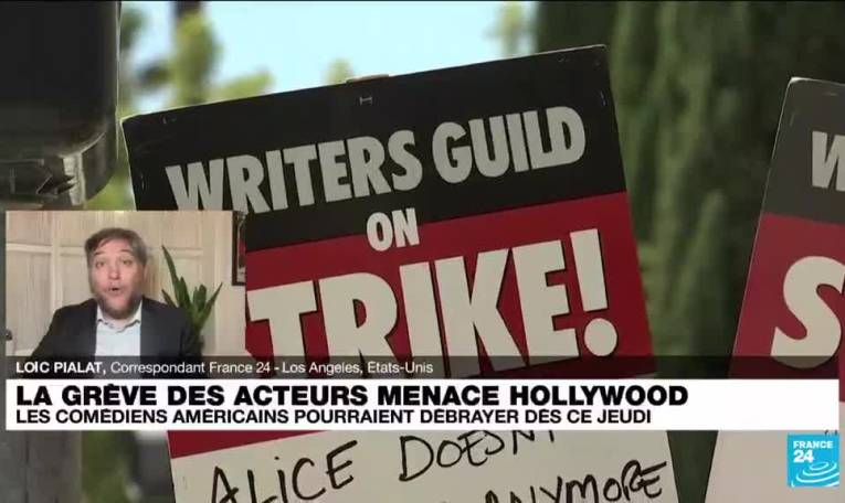 La grève des acteurs menace à Hollywood : "en cas de grève, Hollywood sera au chômage technique"