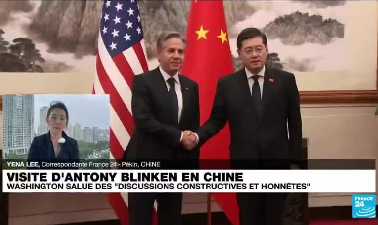 Visite d'Antony Blinken en Chine : Washington salue des "discussions constructives et honnêtes"