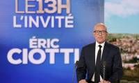 Eric Ciotti sur le plateau du journal de 13h de TF1, le 11 juin 2024 ( POOL / STEPHANE DE SAKUTIN )