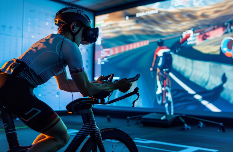 On estime qu'il y a environ un million de comptes actifs sur Zwift.(crédit : Adobe Stock / photo générée par IA)