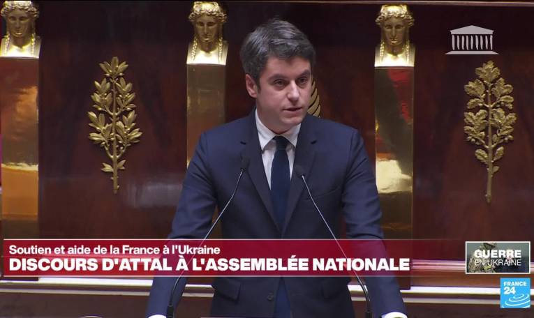 REPLAY- Aide de la France à l'Ukraine : discours de G. Attal à l'Assemblée