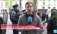 Mobilisation étudiante en soutien à Gaza : évacuation des manifestants pro-Palestiniens de Sciences Po Paris
