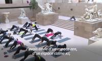 Cardio, yoga, disco: le Louvre à l'heure des JO