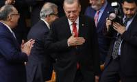 Le président turc Recep Tayyip Erdogan pendant la prestation de serment des députés au Parlement, le 2 juin 2023 à Ankara ( AFP / Adem ALTAN )