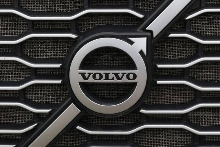Le logo Volvo à Linden, aux États-Unis