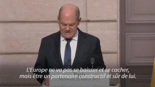 Olaf Scholz voit la présidence Trump comme "un défi" pour l'Europe