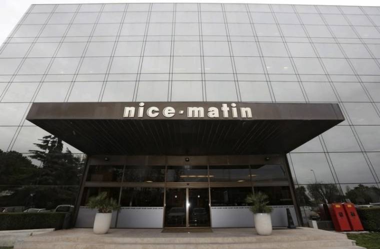 General view of the headquarters of local daily newspaper 'Nice Matin' in Nice