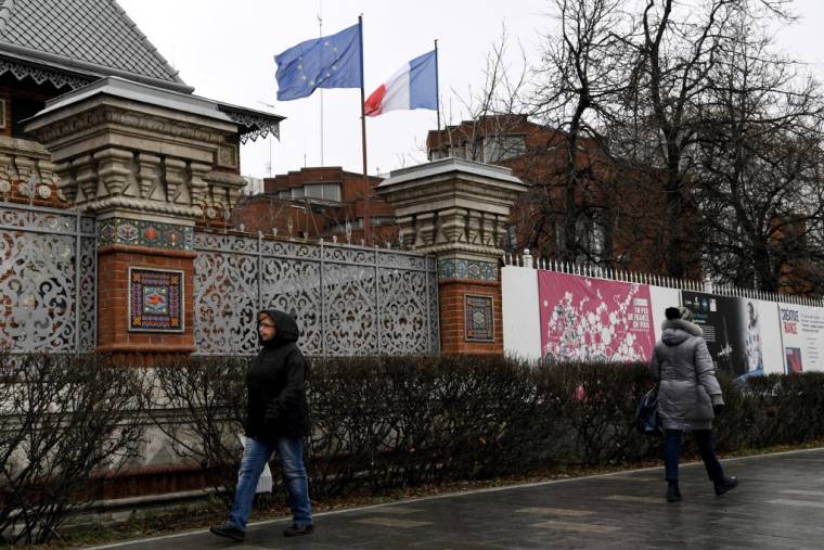 L'ambassa de France à Moscou, en Russie. ( AFP / KIRILL KUDRYAVTSEV )