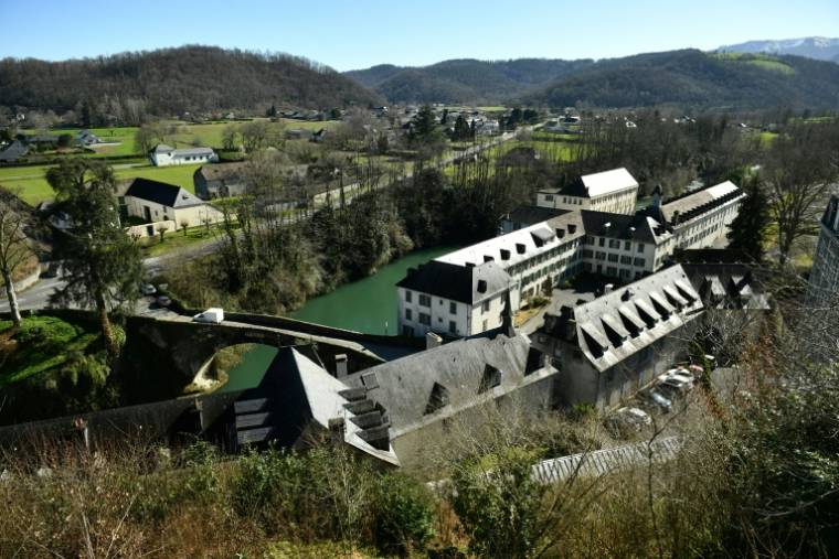 View of a Catholic establishment in Lestelle-Betharram, March 6, 2024 in the Pyrénées-Atlantiques (AFP / GAIZKA IROZ)