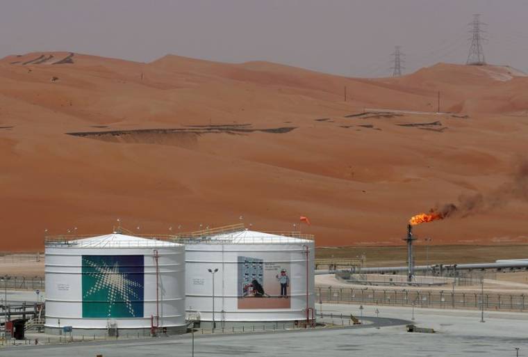 Installation de production du champ pétrolier Shaybah de Saudi Aramco dans le Quart Vide