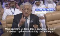 Mahmoud Abbas: les États-Unis sont le seul pays à pouvoir empêcher un "désastre" à Rafah
