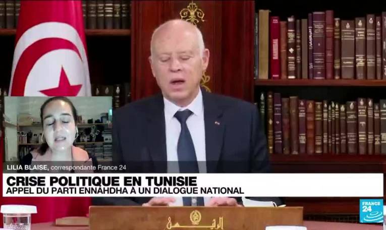 Tunisie : le parti Ennahdha demande "la reprise des travaux de l’Assemblée"