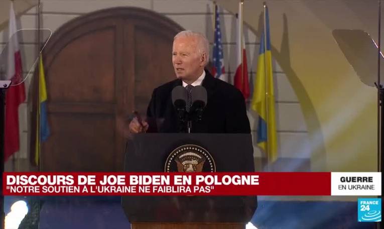 REPLAY - Biden à Varsovie : "Notre soutien à l'Ukraine ne faiblira pas"