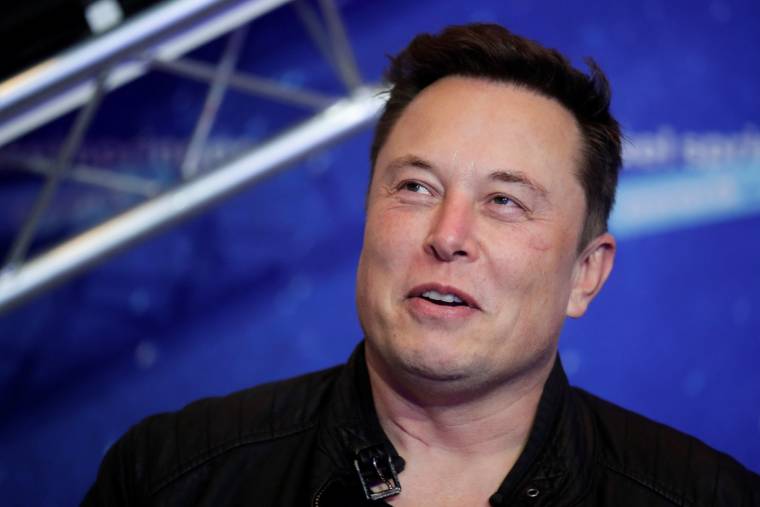 Le PDG de Tesla et SpaceX Elon Musk, en décembre 2020. ( POOL / HANNIBAL HANSCHKE )
