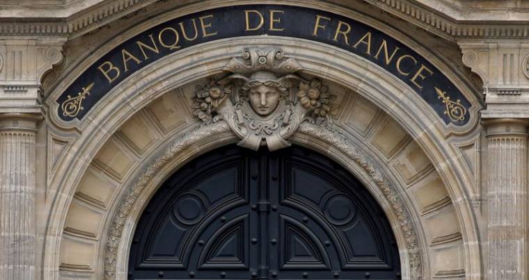 Photo d'archives de la façade du siège de la Banque de France