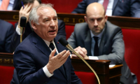 Le Premier ministre François Bayrou s'exprime le 28 janvier 2025 à l'Assemblée nationale à Paris ( AFP / Thomas SAMSON )