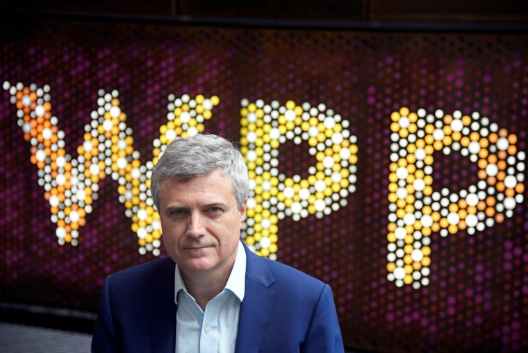 Mark Read, PDG de WPP, la plus grande société de publicité et de marketing du monde, pose pour un portrait dans ses bureaux à Londres.