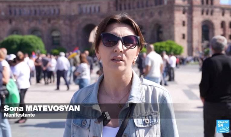 Arménie : manifestations contre les concessions territoriales à l'Azerbaïdjan