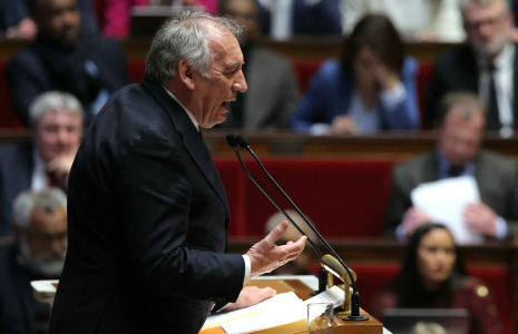 Francois Bayrou, le 14 janvier 2025, à l'Assemblée nationale ( AFP / THOMAS SAMSON )