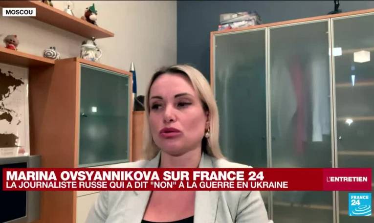 Marina Ovsiannikova, journaliste russe : "Je ne fais pas partie de la racaille"