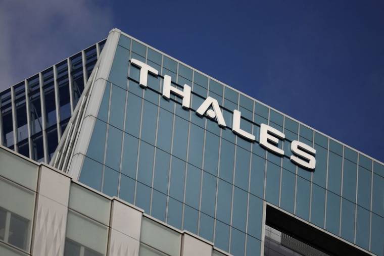 Photo d'illustration du logo de Thales