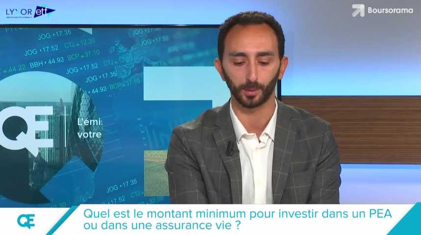 Video Quel Est Le Montant Minimum Pour Investir Dans Un Pea Ou Dans Une Assurance Vie 19 11 2020 09 45 00 Boursorama