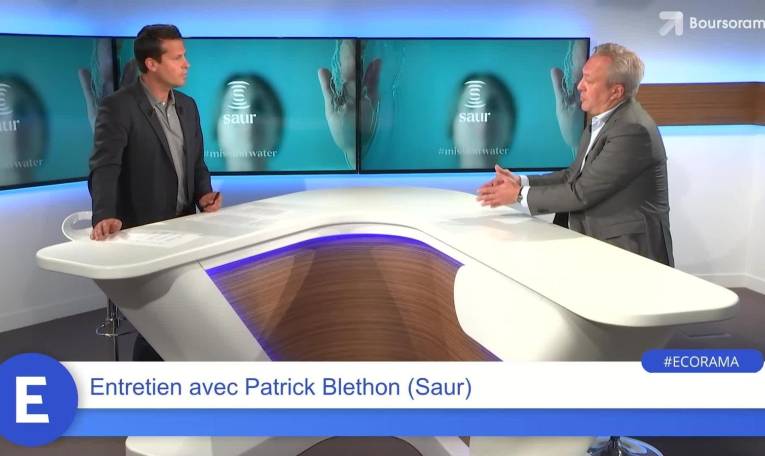 Patrick Blethon (Président de Saur) : "En France, de plus en plus de villes vont souffrir de stress hydrique dans les prochaines années !"