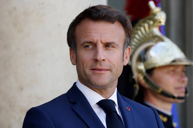 Le président de la République Emmanuel Macron. ( AFP / LUDOVIC MARIN )