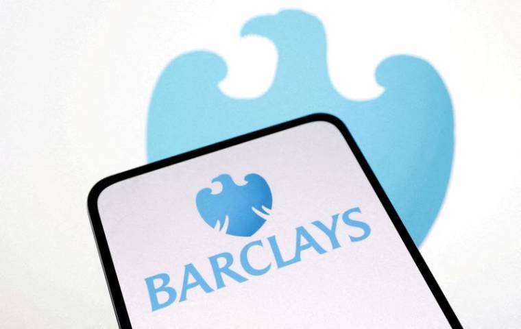Illustration du logo de la banque britannique Barclays