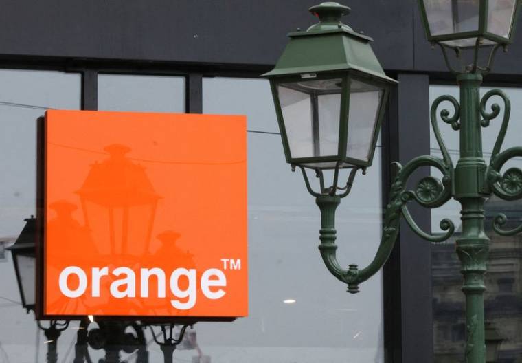 Photo du logo de l'opérateur de télécommunications français Orange
