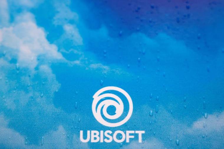Le logo Ubisoft à Saint-Mande, près de Paris