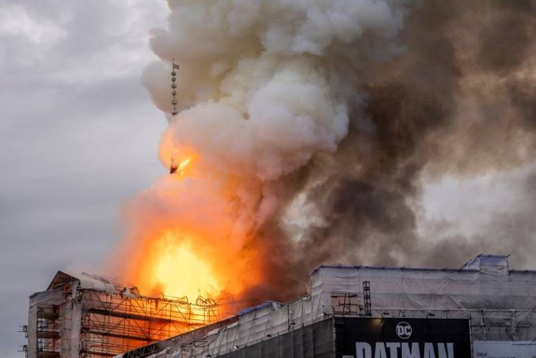 Incendie à la Bourse de Copenhague