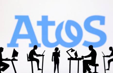 Photo d'illustration du logo d'Atos