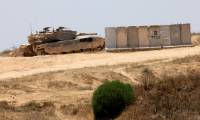 Un char de l'armée israélienne prend position dans une zone de la frontière sud d'Israël avec la bande de Gaza, le 13 juin 2024 ( AFP / JACK GUEZ )