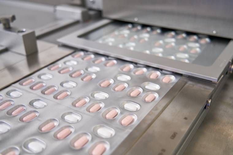 Les pilules anti-covid développées par Pfizer, ici dans le laboratoire de Freiburg (Allemagne) le 16 novembre 2021. ( Pfizer / Handout )