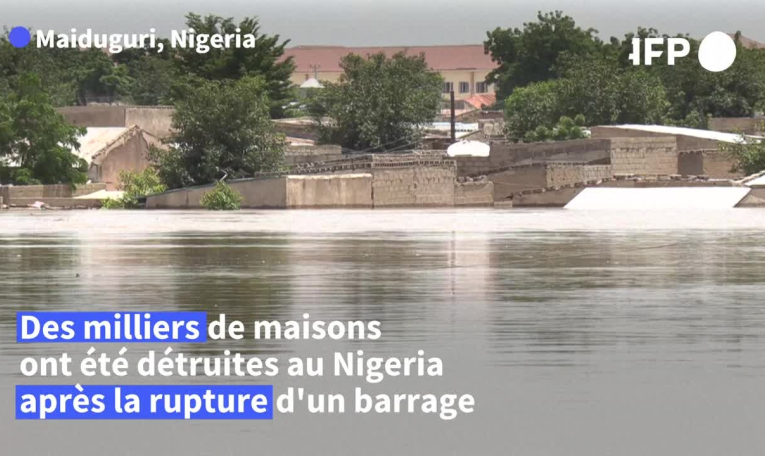 Inondations au Nigeria: Maiduguri sous les eaux