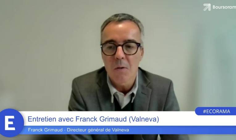 Franck Grimaud (DG de Valneva) : "On va retrouver notre cours de début d'année !"
