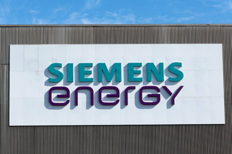 Logo de Siemens Energy à Muelheim an der Ruhr, Allemagne