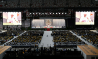 Le pape préside une messe à Singapour, le 12 septembre 2024 ( VATICAN MEDIA / Simone Risoluti )