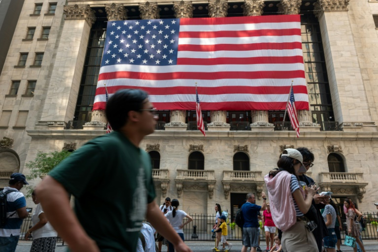 La façade de la Bourse de New York (GETTY IMAGES NORTH AMERICA / SPENCER PLATT)