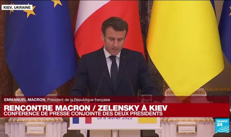 En direct : la conférence de presse d'Emmanuel Macron et Volodimir Zelensky à Kiev
