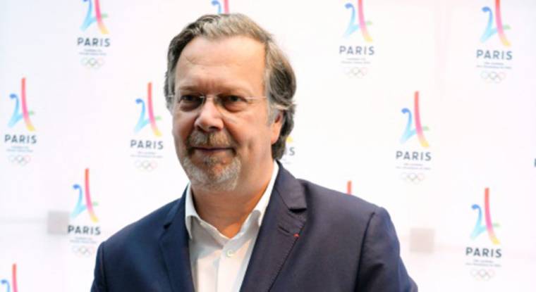 Le PDG d'Elior Philippe Salle lors d'une réunion de soutien à la candidature de Paris aux Jeux Olympiques de 2024, le 30 mai 2016. (© E. Piermont / AFP)