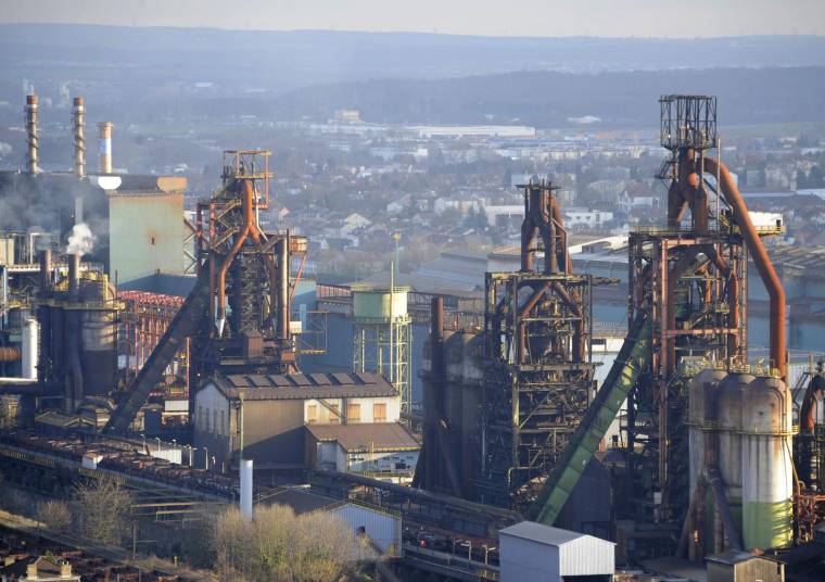 Le site sidérurgique, plus que centenaire, a été mis à l'arrêt le 24 avril 2013 ( AFP / JEAN-CHRISTOPHE VERHAEGEN )