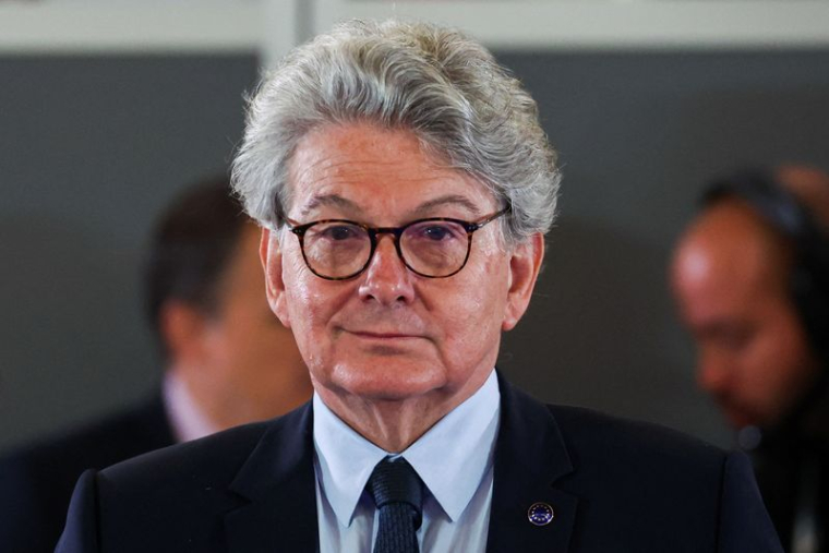 Le commissaire européen chargé du marché intérieur, Thierry Breton