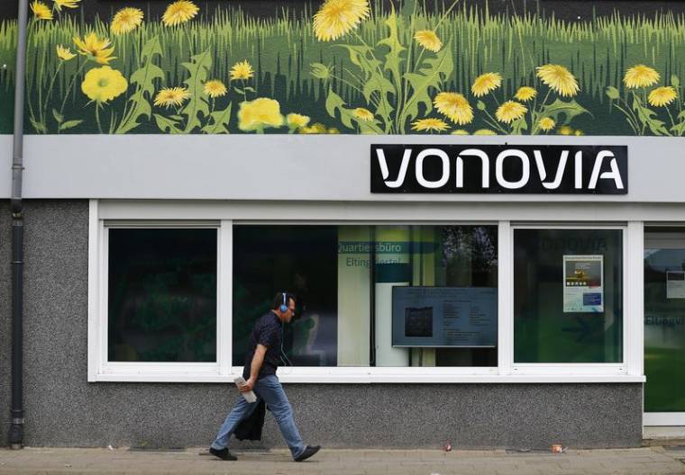 Le logo de la société immobilière allemande Vonovia