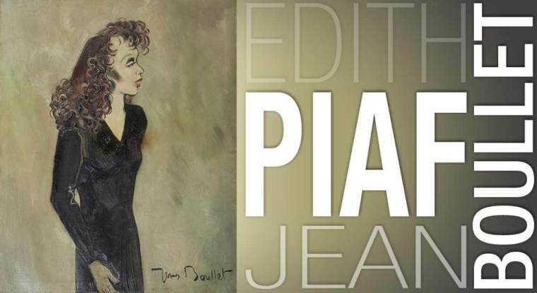 Portrait d'Edith Piaf, par Jean Boullet, une estimation entre 1500 et 2000 euros.(©DR)