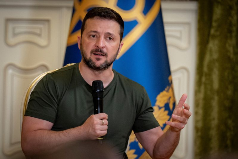 Le président ukrainien Volodimir Zelensky